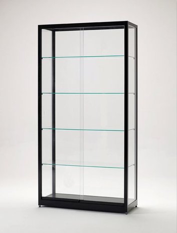 Zijn bekend hoog Zaklampen Glazen Vitrinekast H200 x B100 x D40 cm - PING7 - A-kwaliteit - Hollands  Prijsje