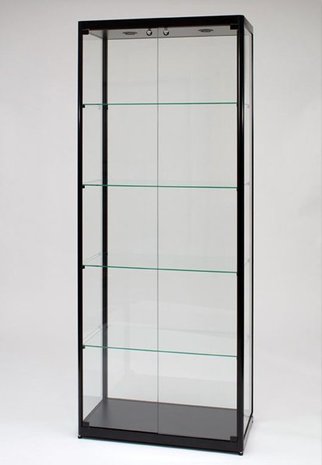 Glazen Vitrinekast H200 x B80 x D40 cm - PING7 - A-kwaliteit Hollands Prijsje