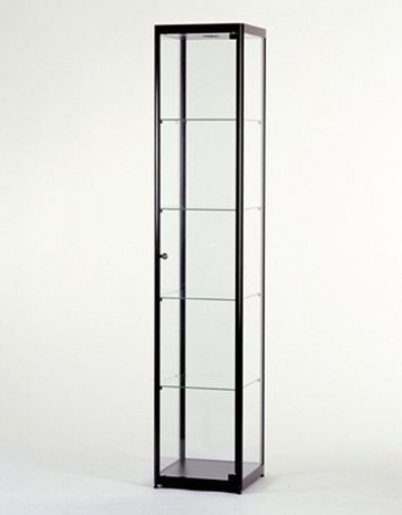Glazen Vitrinekast H200 x D40 cm PING7 - A-kwaliteit Hollands Prijsje