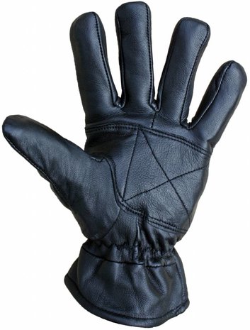 Zwarte Leren Handschoenen - PING7 - - Hollands Prijsje